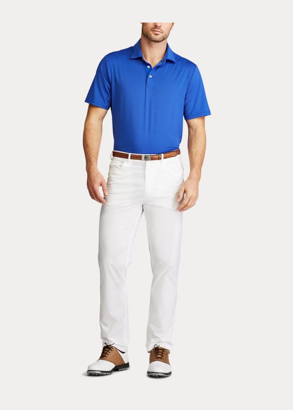 Polos Ralph Lauren Hombre Azul Rey Azules - Classic Fit Performance - NRYJM4718